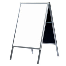 Laden Sie das Bild in den Galerie-Viewer, Kundenstopper Whiteboard Schreibfläche 60x80cm
