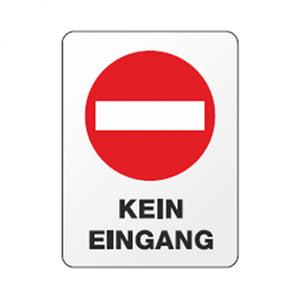 Sticker "Kein Eingang"